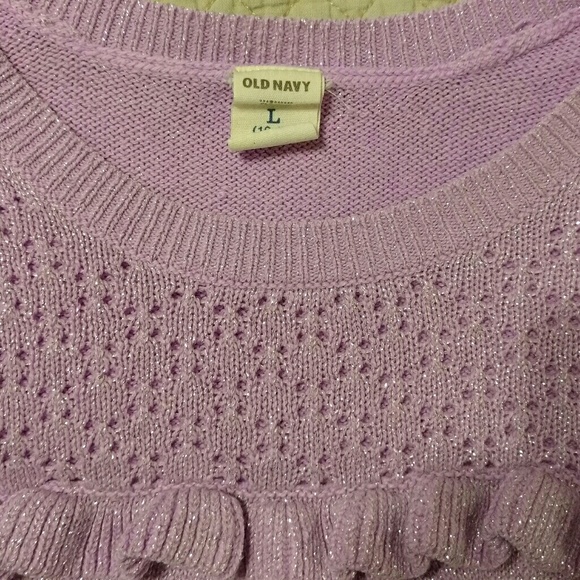 Old Navy Girls Sparkle Sweater - Picture 5 of 8